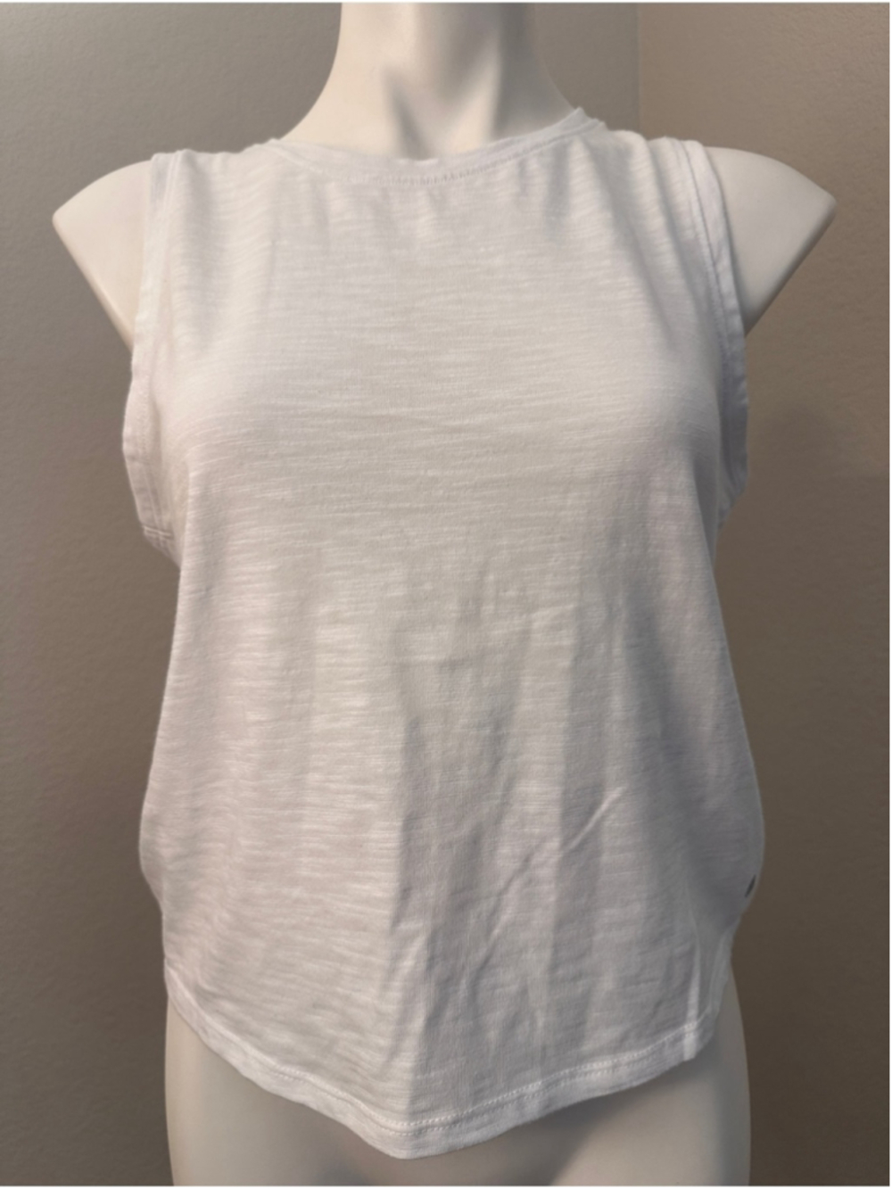 Apana White Sleeveless Crewneck Tank